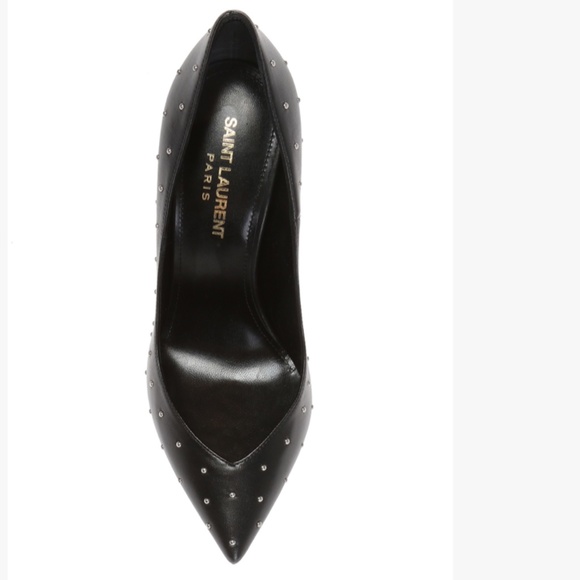 SAINT LAURENT BLACK 'ERA' PUMPS - Picture 4 of 5